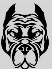 New Pit bull Dog Decal Sticker Black or White Vinyl Handmade Window Car Decal 4