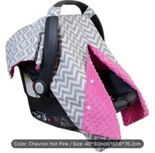 Car Seat Cover for Baby, 2-in-1 Universal Baby Car Seat Cover with Privacy Sun