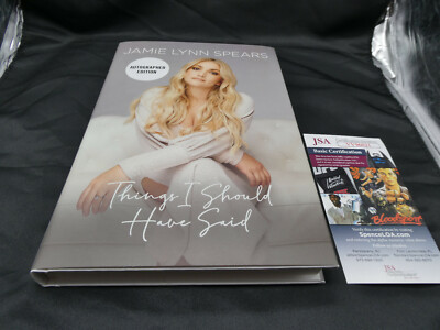 Jamie Lynn Spears Signed 1st ED HB Book Things I Should Have Said