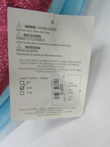 Pottery Barn Rainbow Cloud Princess Sun Crown Emoji Costume 4 6 Years #166 - Picture 3 of 5