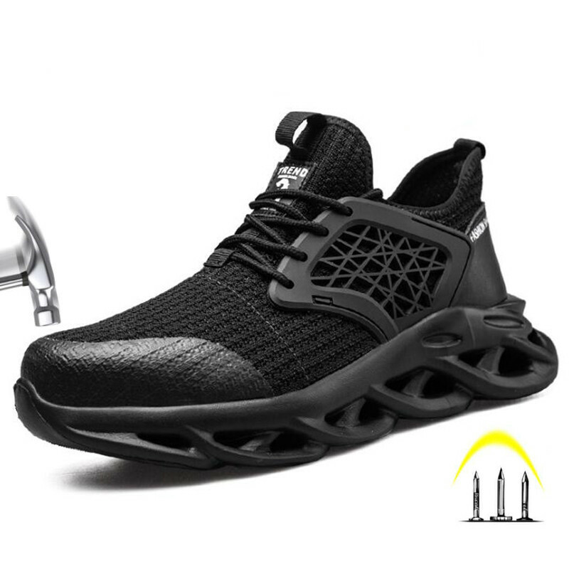 Mens Safety Shoes Work Boots Steel Toe 