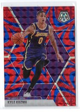 19-20 Mosaic Reactive Blue #28 Kyle Kuzma Base Lakers
