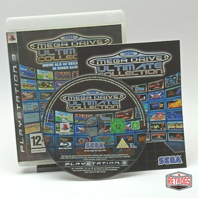 PS3 SEGA Mega Drive Ultimate Collection | 40+ SEGA Spiele+Bonus | Komplett | OVP