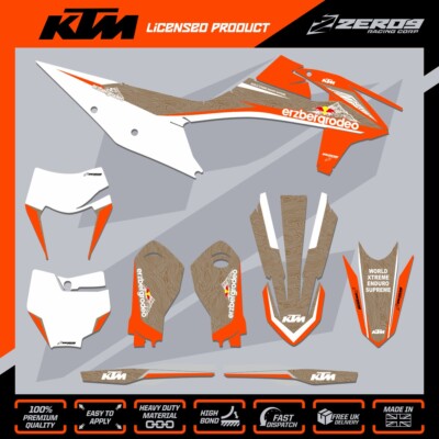 KTM MX Grafikkit Motocross Grafik SX SXF EXC EXCF 125-500 ERZBERG EDITION