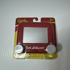 2012 Etch A Sketch Ohio Art Pocket Size Red Traditional Retro Toy #516 NEW