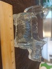 VTG Scottie Dog Clear Glass Creamer Grape Nuts Embossed Promo L.E. Smith Cereal  — photo 4
