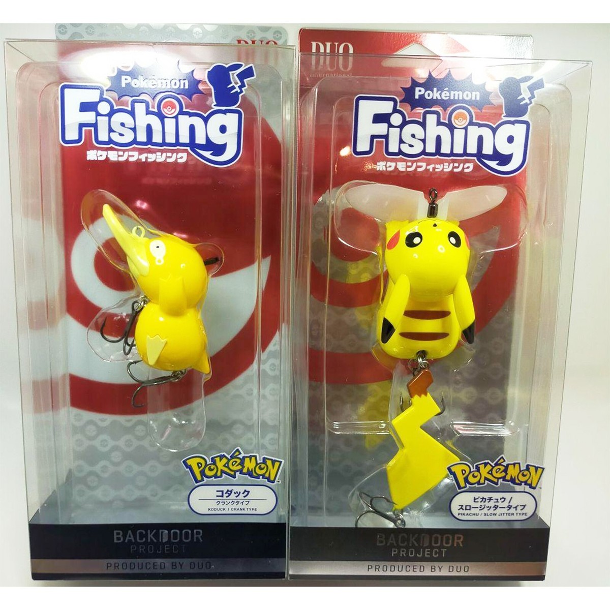 DUO Pokemon Fishing Lure Kyogre Psyduck Pikachu Sharp