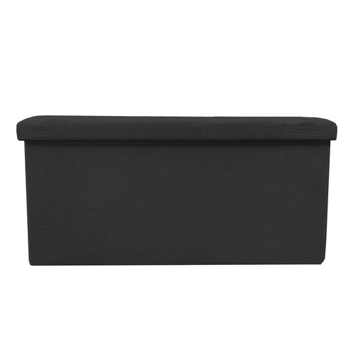 Puff Rectangular Plegable Tela - Diseño Moderno y Funcionalidad Extra 76x38 cm - Imagen 2 de 14
