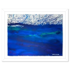 Wyland Hand Signed Framed Original Painting Ocean Wildlife Art