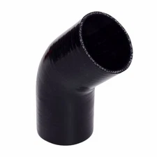 4" Inch 45 Degree Elbow Silicone Turbo Hose Black Coupler Pipe 102mm