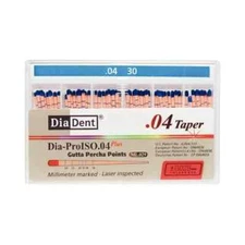 DiaDent MM MARKED Tapered .04 Dia-Pro ISO Gutta Percha Points 60/Box