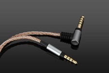 3.5mm male to 4.4mm male BALANCED Upgrade OCC Silve Audio Cable -Universal