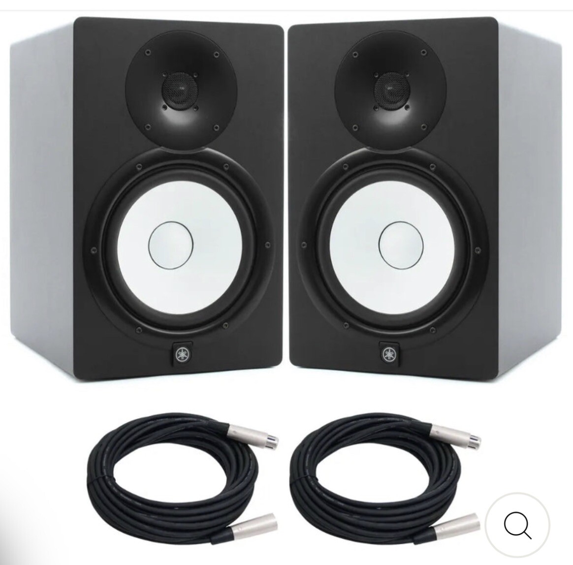 PAIR: Yamaha HS8 Studio Monitor Speakers - Black
