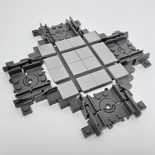 LEGO City Train Cross Track Crossover Section Grey Custom Set | NEW 64022 60205