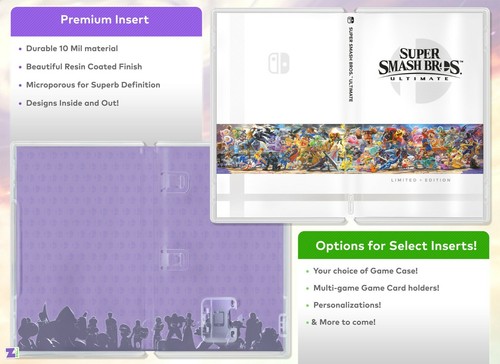 Super Smash Bros Ultimate Edición Limitada: Estuche de juego personalizado para Nintendo Switch - Imagen 3 de 3