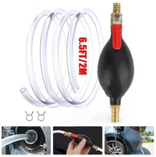 Gas Oil Water Fuel Transfer Siphon Pump Portable Widely Use Hand Fuel Pump - 2M