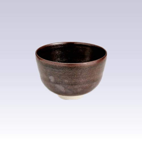 Kyo-yaki - Matcha bowl - Iron Sand with box | eBay