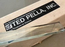 New 10Pc TED PELLA #8032 Ultramicrotome Glass Strips 25mm x 6mm x 400mm