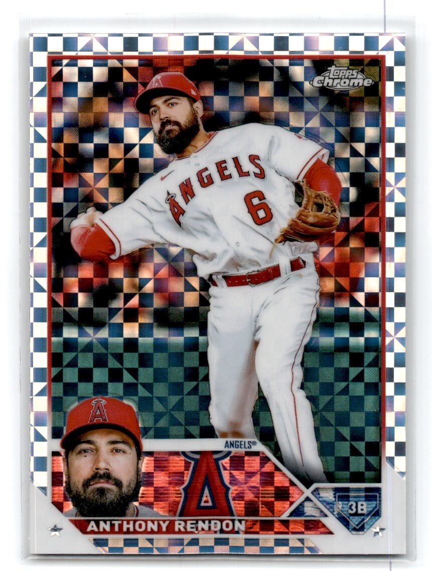 2023 Topps Chrome Anthony Rendon Xfractor #123 Angels | eBay