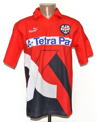 EINTRACHT FRANKFURT 1993/1994 HOME FOOTBALL SHIRT PUMA #7 SIZE S