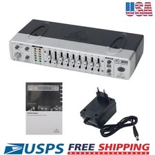 FBQ800 9-Band Graphic EQ Equalizer Feedback Suppressor Equalizer Processor USA