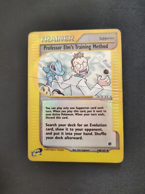 PROFESSOR ELM TRAININGSMETHODE 148/165 REVERSE EXPEDITION POKEMON ITA