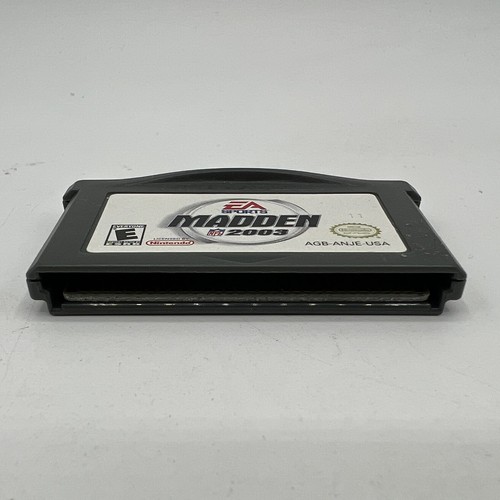 Nintendo Game Boy Advance Madden NFL 2003 Tested & Working Authentic EA Sports - Picture 3 of 3