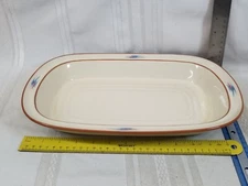 Noritake RAINDANCE Rectangular Baker Stoneware Baking Dish South Western Pottery