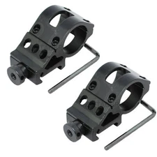 2 x Aluminum 45 Degree Offset 1"(25mm) Flashlight Laser Mount w/ Picatinny Mount