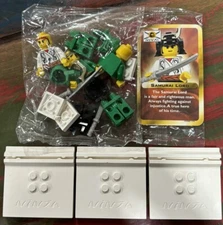 LEGO Castle: 3 Minifig Pack-Green Ninja Set 3346 New Sealed 100% Complete no box
