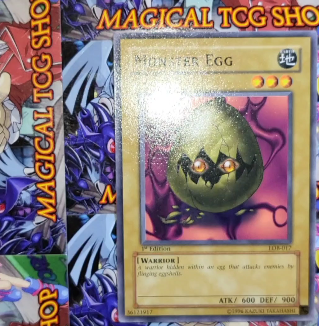 Yugioh Monster Egg LOB-017 1st Edition Konami 2002 NM | eBay
