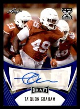 2021 Leaf Draft AUTO Blue #BATQG Ta?Quon Graham (ref 225067)