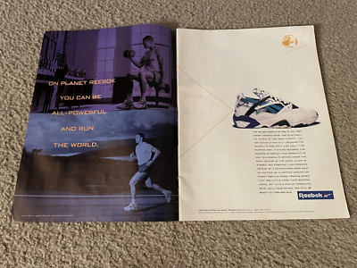 Vintage 1993 REEBOK GRAPHLITE PRO Cross-Trainer Running Shoes