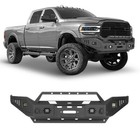 Fit RAM 2500/3500 2019 2020 2021 2022 2023 2024 Steel Front Bumper w/Winch Plate