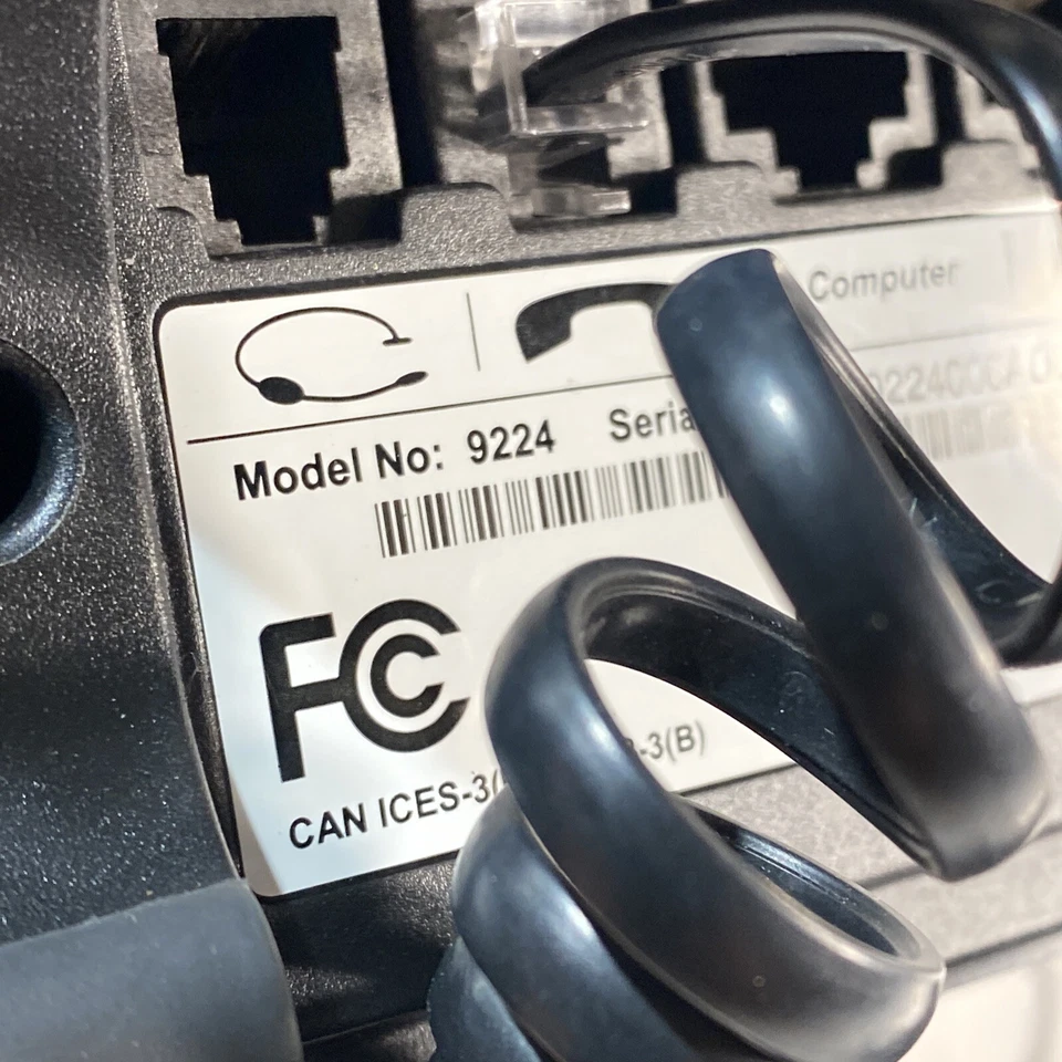 Allworx 9224 IP Phone With Power Cord/ Handset/ Stand  (used) - Image 3 of 4