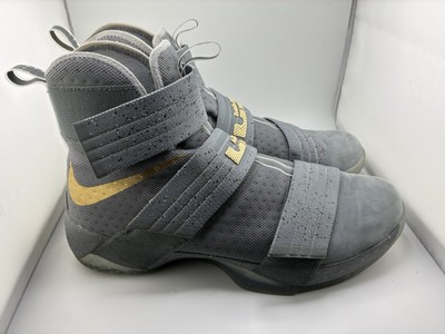 Size 12 - Nike LeBron Soldier 10 Battle Grey for sale online 