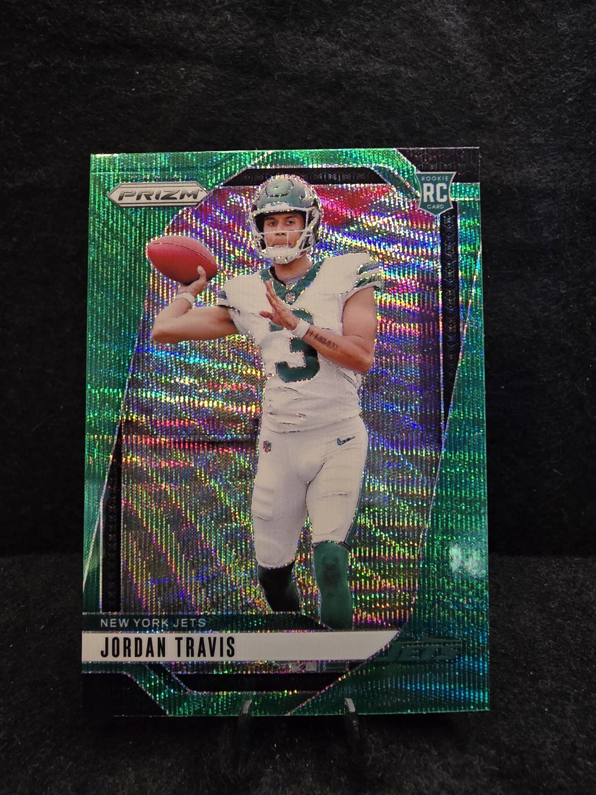 2024 Panini Prizm - Rookies Jordan Travis #359 Green Prizm (RC)