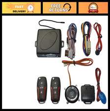 Remote Start Car Alarm System, Keyless Entry  Push to Start Kit for DC 12V Cars