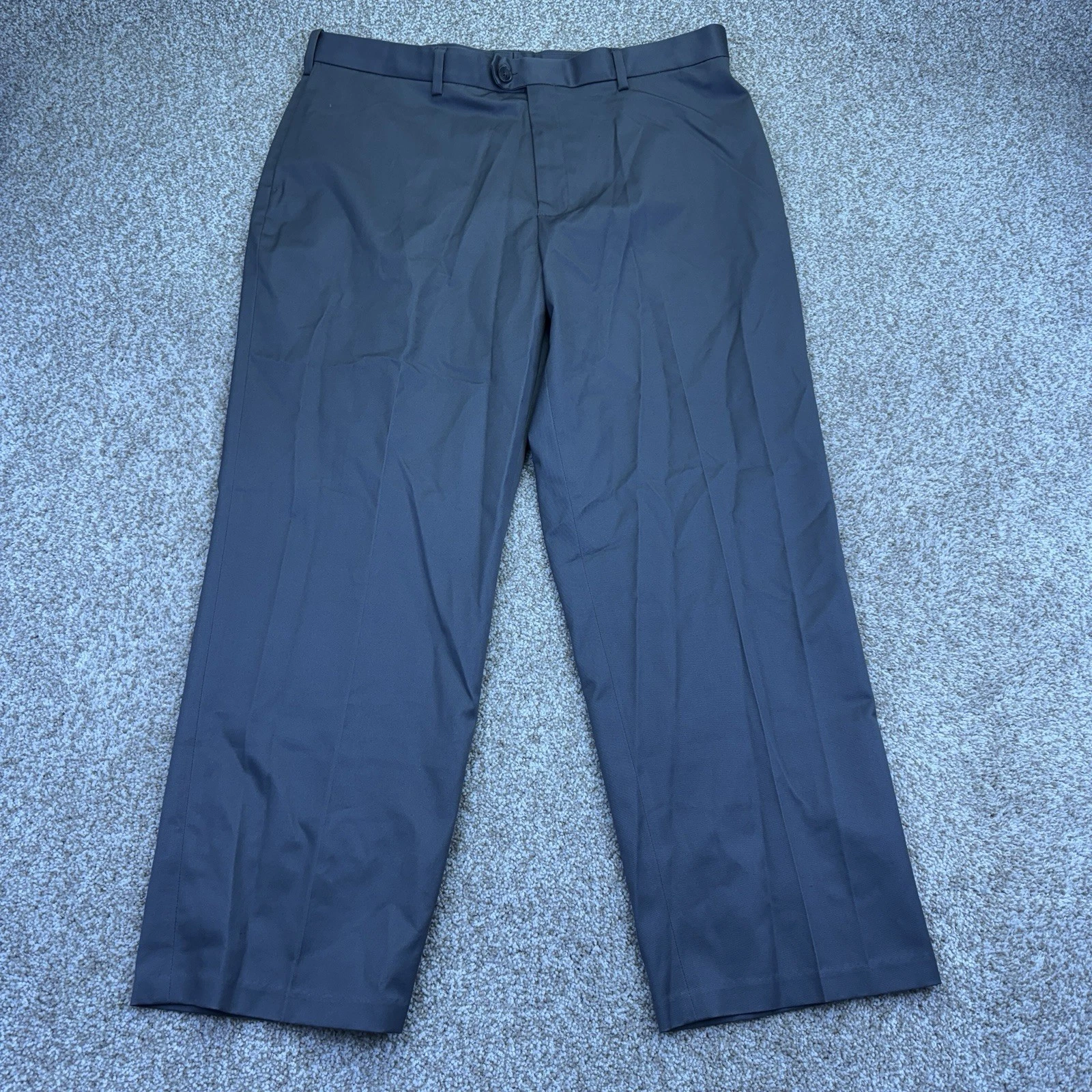 NEW Perry Ellis Portfolio Premium Flex Twill Pants Mens 38x29 Gray Waistband