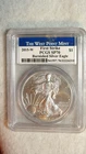 2015 W PCGS SP70 FIRST STRIKE BURNISHED SILVER EAGLE DOLLAR $1.00 COIN!