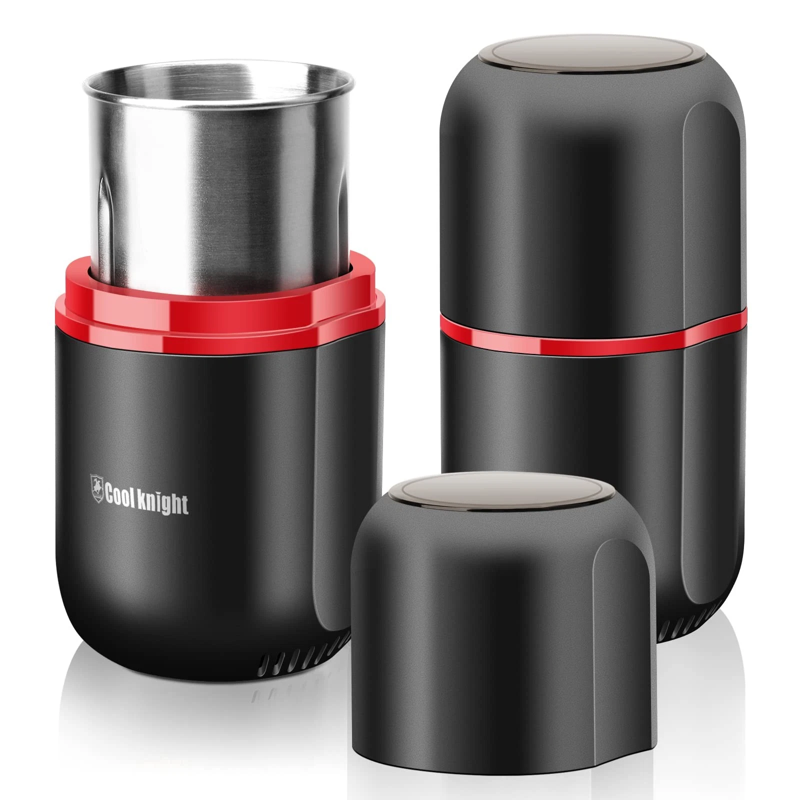 Herb Grinder [large capacity/fast/Electric ]-Spice Herb Coffee Grinder with P...