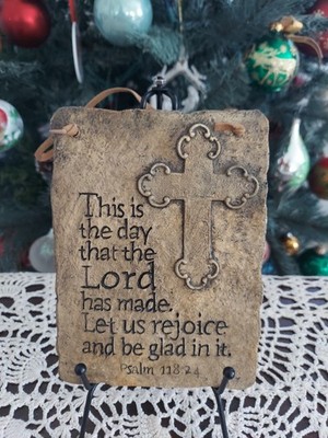 Psalm 118:24 This Is The Day That The Lord Has Made Scripture Christian Plaque 