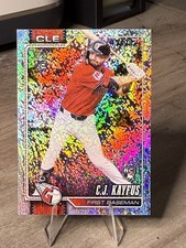 Topps 2026 Series 1 C.J. Kayfus Rookie RC #35 Cleveland Guardians  Sparkle