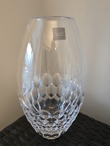 Flute à champagne en verre irrégulier argent H23cm