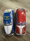 Schylling Classic Tin Car FIRE Chief State Police Friction Motor Sound