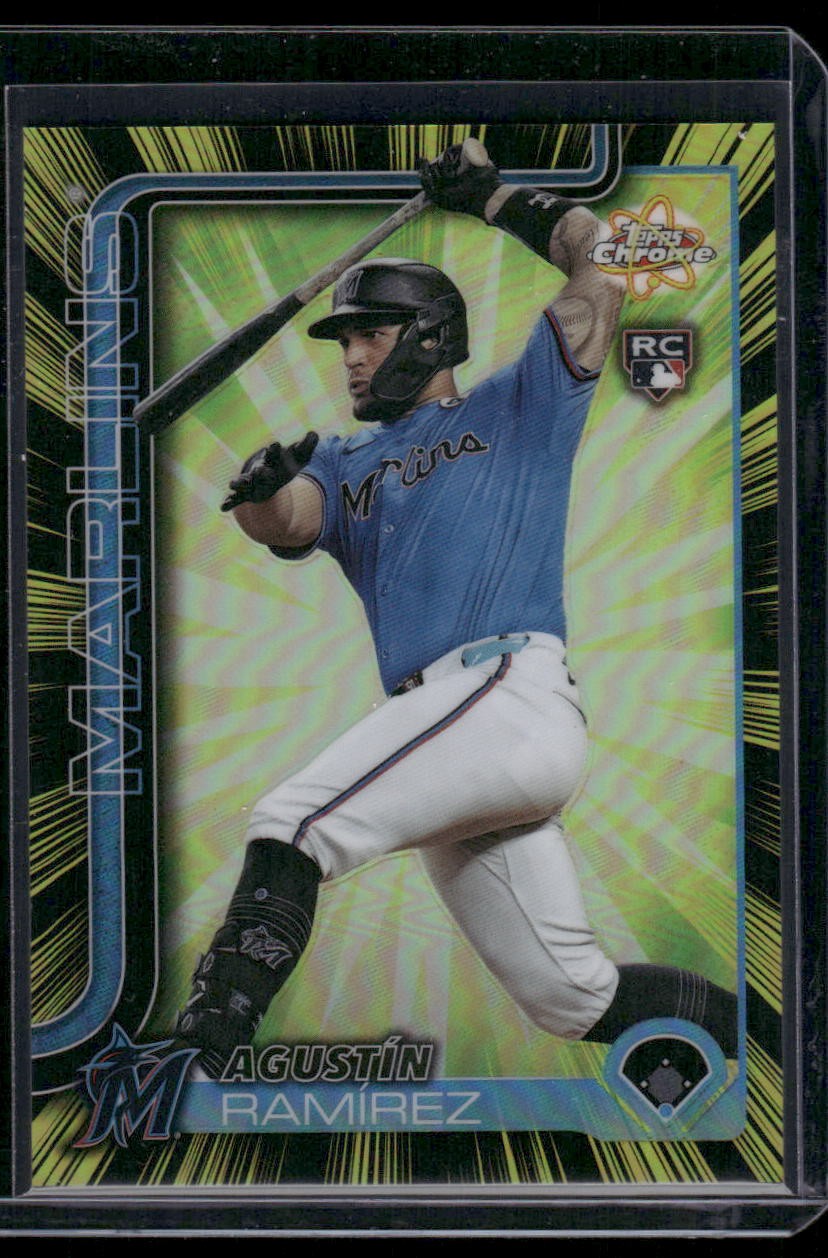 2025 Topps Chrome Update Agustin Ramirez Radiating Rookie