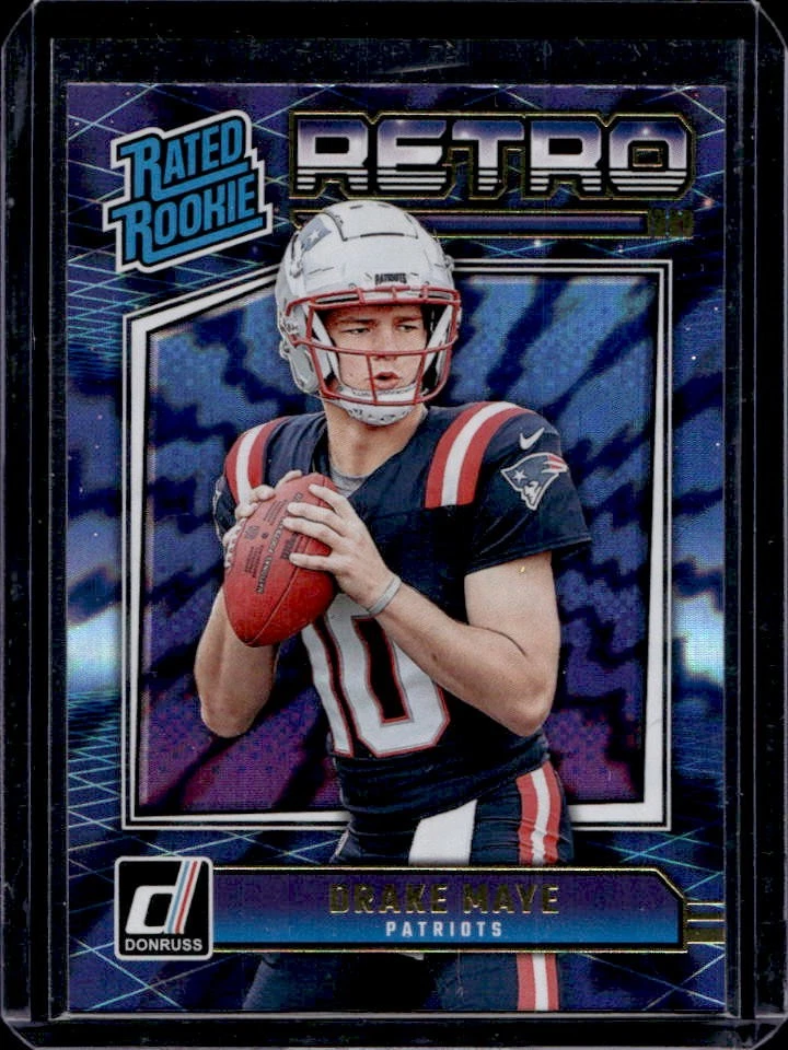 2024 Donruss Drake Maye Retro Rated Rookie #16 Patriots