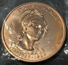 Louisa Adams First Lady Commemorative Medal 6th First Lady 1825-1829 Bronze #50
