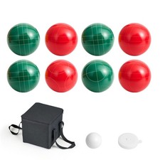 Premium 8-Piece Bocce Ball Set with Bag  Measuring Rope for Outdoor Fun