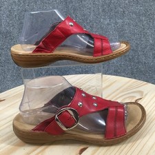 Rieker Antistress Sandals Womens 40 Slide Red...